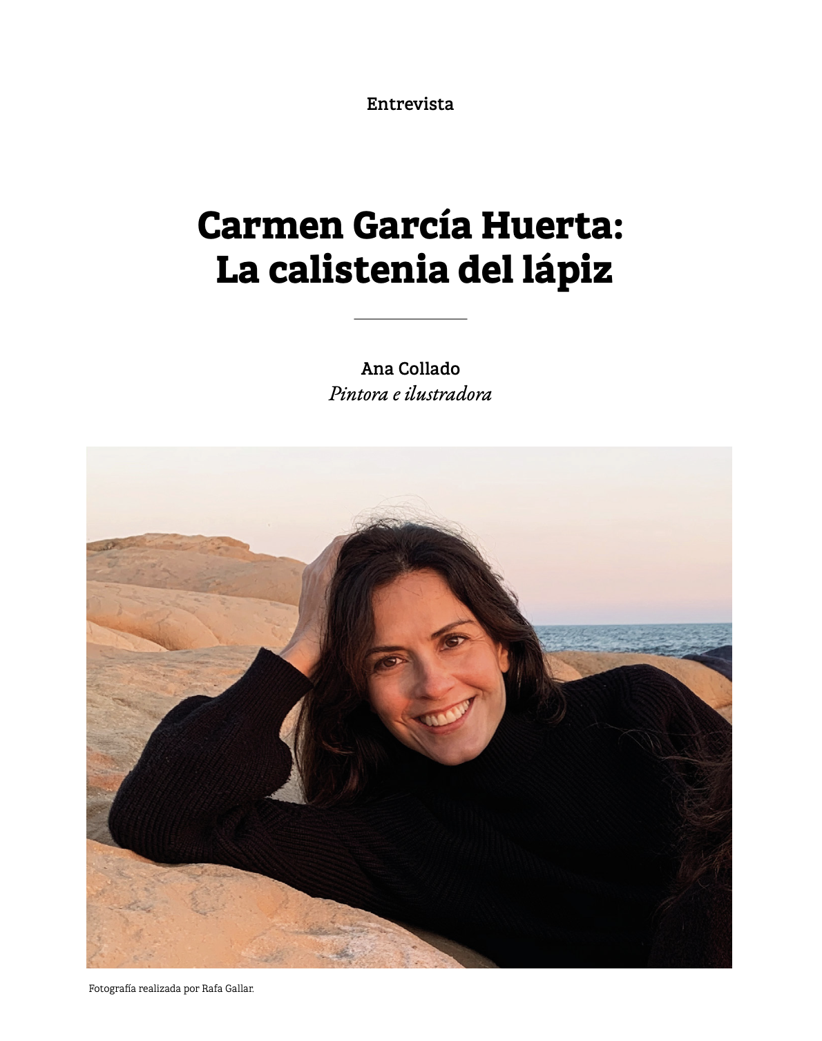 Carmen García Huerta: La calistenia del lápiz