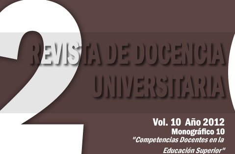 					Ver Vol. 10 Núm. 2 (2012): Monográfico: "Competencias docentes en la Educación Superior"
				